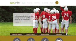 Desktop Screenshot of equilisport.com